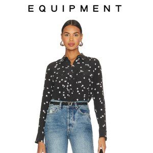 EQUIPMENT Slim Signature Silk Shirt, XS